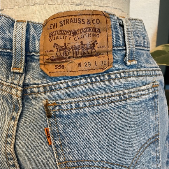 Levi’s VINTAGE Orange Label 550 Straight Jeans - Picture 5 of 12